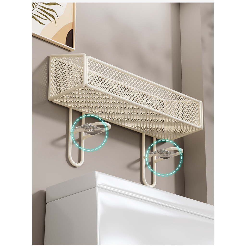 Kệ đa chức năng trong phòng tắm-Giá đựng giấy vệ sinh treo tường, Bảo quản Gel tắm dầu gội, Tiết kiệm không gian, Chống rỉ sét
