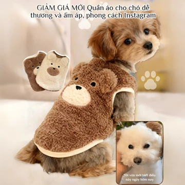 🔥Giá sốc Quần áo mùa đông cho chó Schnauzer Teddy Poodle và Bichon Frise/quần áo poodle/Quần áo ấm cho chó và mèo/áo chó cho mùa đông/quần áo cho mèo