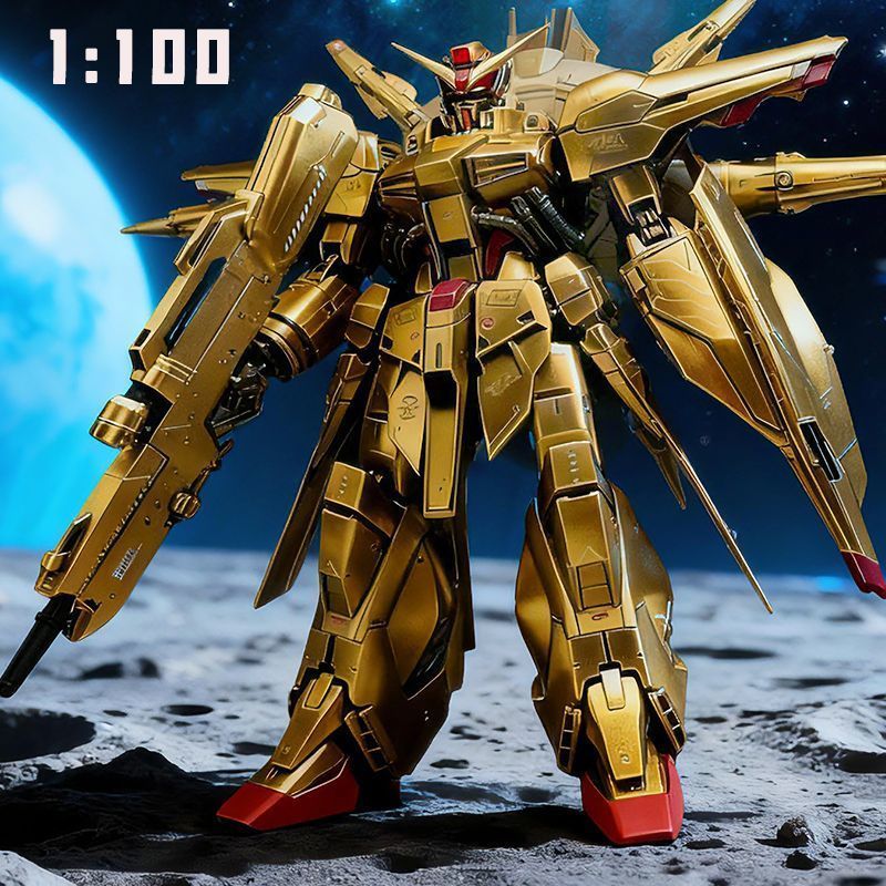 Sản phẩm mới MG1: 100 Vàng Magic SEED Biến dạng trong nước Mecha Oracle Heavenly Emperor Assembly Model Hình