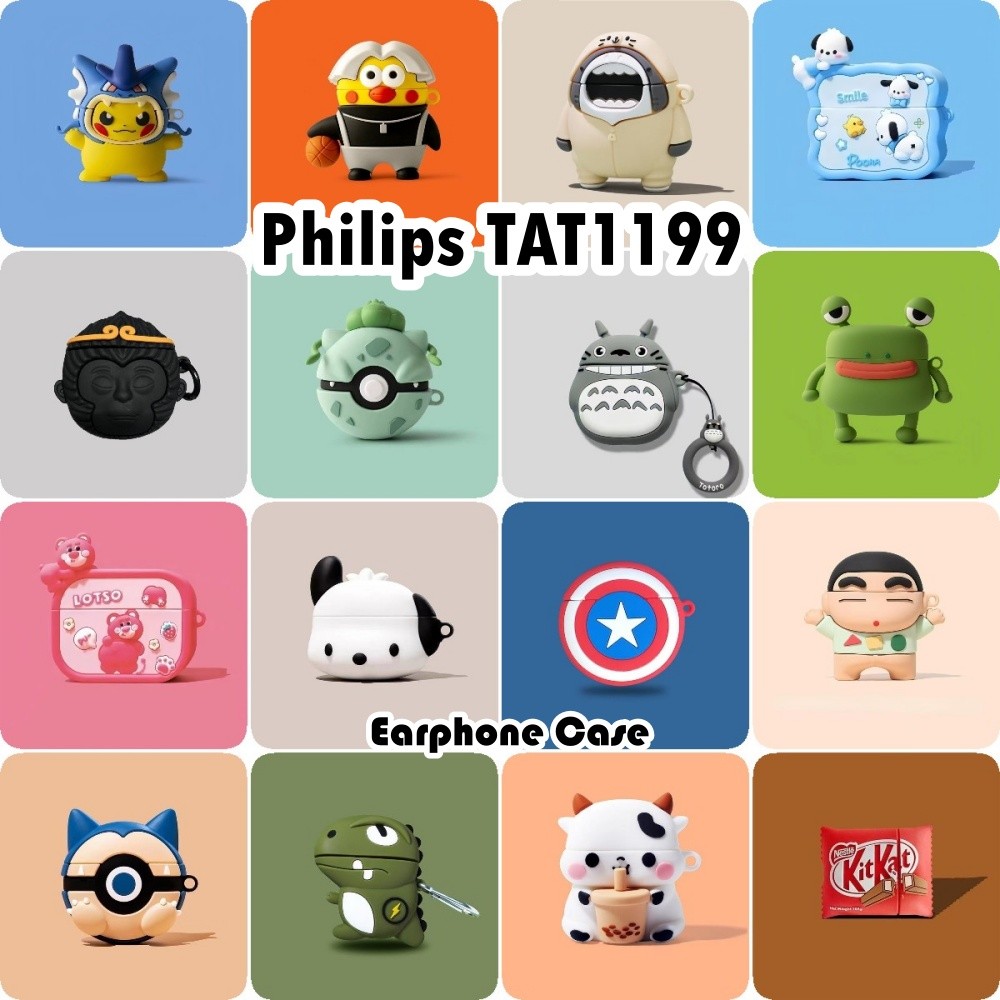 [Ngôi sao tương lai] Dành cho vỏ Philips TAT1199 Vỏ silicon mềm Vỏ tai nghe Niche Phim hoạt hình NO.2