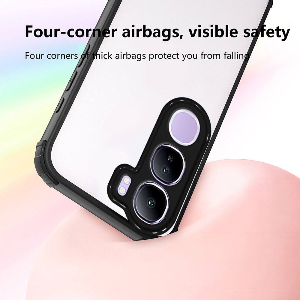 Ốp lưng Vivo Y21D Vỏ bảo vệ bốn góc Vỏ trong suốt cho ốp điện thoại Vivo Y21D