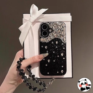 Ốp Điện Thoại Kim Cương Giả Sáng Bóng Sang Trọng Có Vòng Tay Cho Vivo V40 V30 V29 V29E V27 V25 V25E V23 V23E V20 Pro SE Lite T4 T4X Ultra T3 T2 T1 Pro 5G 4G Vỏ Mềm Lấp Lánh Dễ Thương