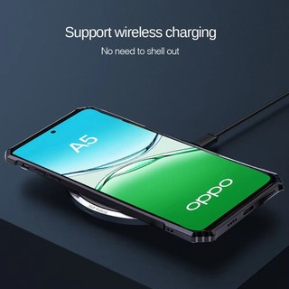 Ốp Lưng Chống Sốc Acrylic Cho OPPO A6X A5X A5 A6 Pro A5 A5i A6i 4G 5G Vỏ Túi Khí Giáp Trong Suốt Vỏ Điện Thoại