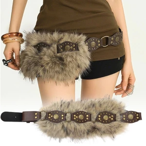 Dây Thắt Lưng Phong Cách Punk Vintage Y2K, Thiết Kế Đinh Tán Chắp Vá, Da PU Có Thể Điều Chỉnh
