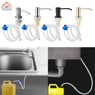 Máy phân phối xà phòng lỏng bằng thép không gỉ Máy bơm dưỡng ẩm mở rộng Ống nhà bếp