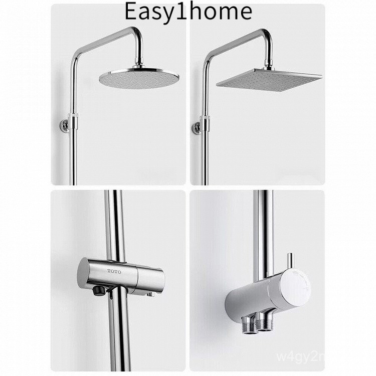 Đầu vòi sen điều chỉnh nhiệt độ TOTO, thanh nâng bằng thép không gỉ 22 inch, DM911CS