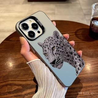 Ốp bảo vệ hợp thời trang sáng tạo hình động vật da báo Thích hợp cho iPhone 17promax 14 16plus 13 15plus 11pro 12 xs 14promax Vỏ điện thoại chống sốc