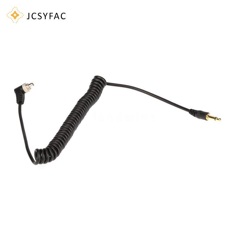 JCSYFAC 3.5mm đến Nam PC Flash Sync Cable Vít Lo cho Trigger Studio Light Mới
