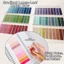 GETVOW 6 Miếng Ghi Nhớ Chỉ Số, Thước Đánh Dấu Trang Nhãn Dán Chỉ Số PET, Sáng Tạo Trong Suốt Màu Morandi Giấy Dán Giấy Ghi Chú Đồ Dùng Văn Phòng