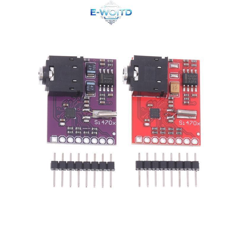 Mô-đun thu vô tuyến FM E-WOITD Si4703 có giao diện RDS I2C 3.3V cho Arduino ESP32 Dự án âm thanh DIY E-WOITD