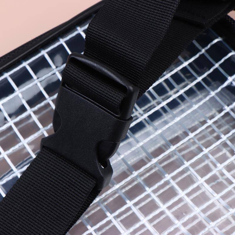 < WHPHous-t > Túi đeo thắt lưng PVC chống tĩnh điện trong suốt Bộ dụng cụ lưới chống thấm nước Fanny Pa để làm việc và sự kiện ngoài trời Đẹp
