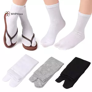 < WHPHous-t > Cotton Polyester Chia Ngón Chân Sos Hai Ngón Chân Giữa Bắp Sos Hallux Valgus Orthosis Sàn Sos Tabi Sos Nhật Bản Clogs Sos Đẹp