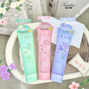 Sanfran Hoa Thơm Tẩy Tế Bào Chết Gel 320ml Làm Sạch Nước Tươi Sáng Mịn Chà Bùn Kho Báu A1DN