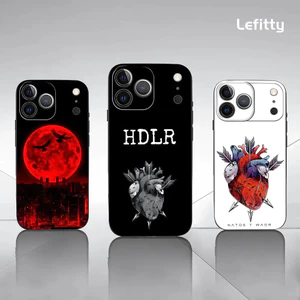 TP-1 Singer N-Natos y Waor Ốp Điện Thoại IPhone 17 16 15 14 13 12 11 Pro Max Plus Mini Đen Mờ Vỏ Mềm Funda