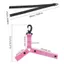 DARON Cheer Pom Dây, Túi Nhẹ Người Tổ Chức Cổ Vũ Poms Giá Đỡ, Trường Học Bền Móc Màu Đen Đỏ Mạnh Móc PomPom Đội Vận Chuyển Thể Thao