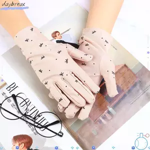 Găng tay mùa hè mỏng DAYBREAK, Găng tay chống nắng siêu mỏng Spandex, Găng tay chống trượt làm mới thoáng khí thời trang dành cho nữ