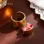 PNPIA- Thời Trang Men Màu Pony Mặt Dây Chuyền Nhẫn Sáng Tạo Tinh Tế Ngựa Mở Nữ Mặt Dây Chuyền Nhẫn Phụ Kiện Trang Sức Quà Tặng