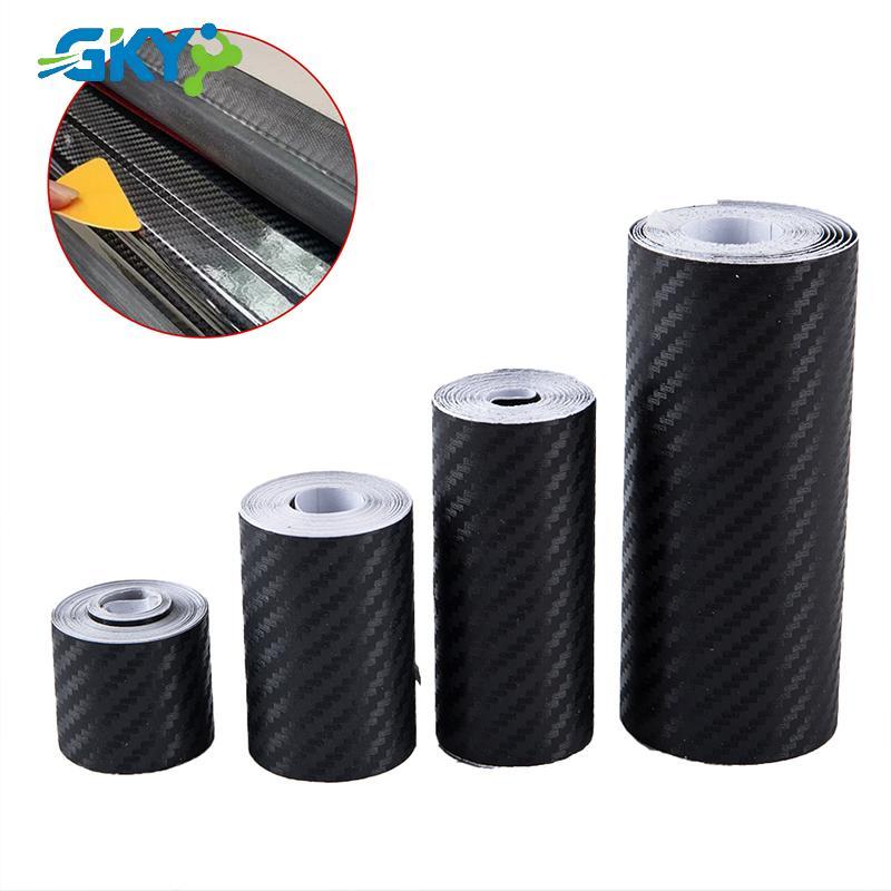 GKY 3D Sợi Carbon Xe Stier Dán Bảo Vệ Cửa Bên Chống Trầy Xước Băng Phim GKY