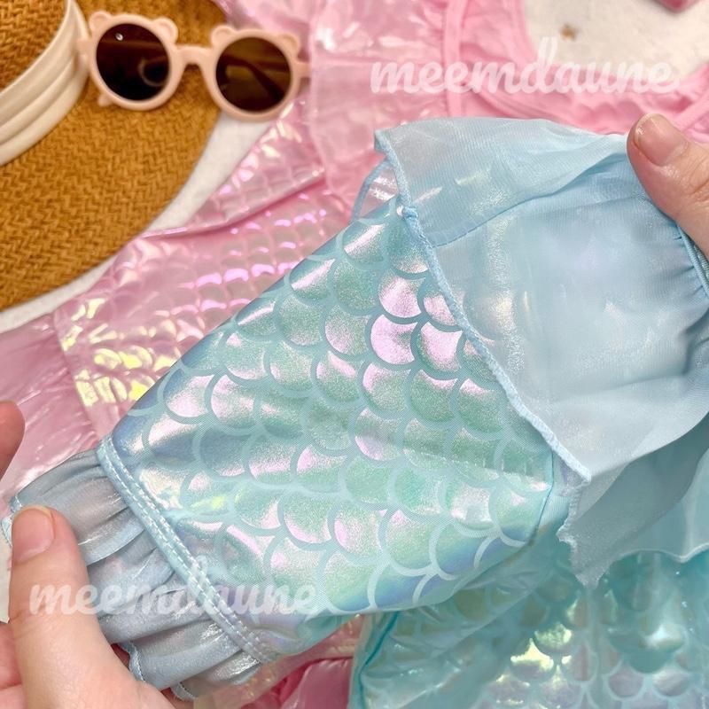 [Tặng Nón-Hàng QC] Bộ đồ bơi bé gái Tiên Cá liền thân tặng KÈM MŨ , bộ đồ bơi một mảnh phong cách dễ thương cho bé