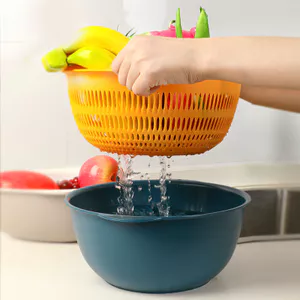 Giỏ đựng đồ dùng nhà bếp có thể tháo rời hai lớp bền