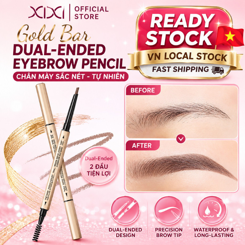XIXI D235 Chì Kẻ Mày Tự Động 2mm, Chân Mày Tự Nhiên, Chống Nước Lâu Trôi, Eyebrow Pencil Dễ Vẽ