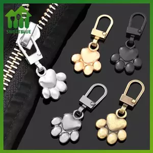 SWEET Kim Loại Có Thể Tháo Rời Khóa Kéo Thanh Trượt Đầu Thay Thế Tab Dây Kéo DIY May Bapas Ví Sửa Chữa n