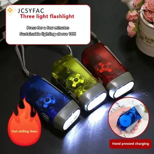 JCSYFAC 1 Máy Gia Đình Cầm Tay Tự Tạo Đèn Pin Sạc Ngoài Trời Ban Đêm Cắm Trại Chống Mưa Di Động Đèn Pin Chiếu Sáng Mới