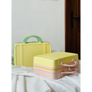 🔥Vali Du Lịch​ Thời Trang Nhỏ Gọn Vali Retro Vali Nhỏ Nữ Dễ Thương 47cm Mỹ Phẩm Mini Túi Bảo Quản Có Thể Treo Hộp Lớn Quà Lưu Niệm