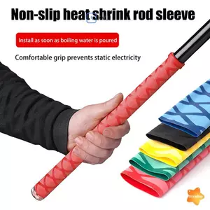 1Pc 1M Ống co nhiệt chống trượt Cần câu bọc tay cầm chống trượt Tay cầm cách nhiệt 20MM Bảo vệ Raet Grip Vỏ chống nước mới