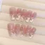 Nguyên Chất Handmade Có Thể Đeo Móng Tay Ánh Trăng Galaxy Miếng Dán Có Thể Đeo Được Quang Trị Liệu Móng Tay Đá Trong Suốt Gradient Làm Trắng Phổ Biến