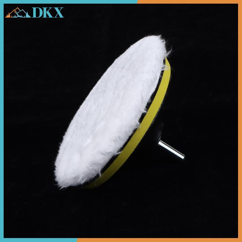 Bộ đánh bóng ô tô DKX 5 7 miếng đệm đánh bóng mềm 3 4 5 6 7 inch Cây lau nhà bánh xe len để tự động sáp và tỏa sáng.