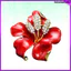 Hoa Hồng Hình Breastpin Nữ Thổ Cẩm Độc Đáo Pin Trang Phục Đạo Cụ Trang Trí Nhỏ Để Trang Trí Sử Dụng (Đỏ)