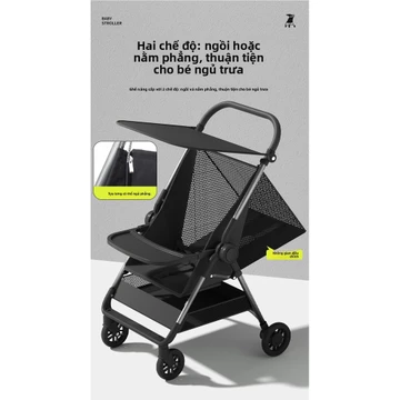 Xe đẩy em bé Xe đẩy em bé Xe đẩy em bé có thể gấp gọn, nhẹ, tầm nhìn rộng, có thể dùng để ngồi hoặc nằm.