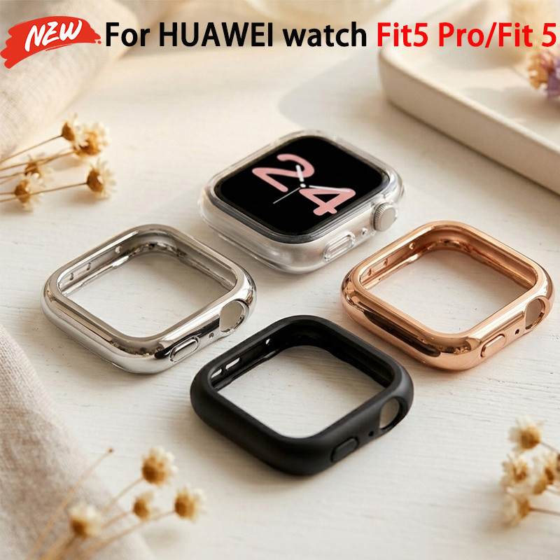 Ốp lưng PC rỗng cứng tương thích với vỏ bảo vệ Huawei Watch Fit 5 Pro / Fit 5