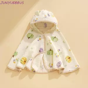 Khăn choàng chống nắng JUNYUE88US, Áo choàng chống nắng mùa hè bằng vải Cotton, Áo choàng chống nắng siêu mỏng cho trẻ em dành cho bé trai và bé gái ngoài trời