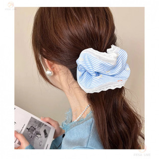 Scrunchy tóc nữ phong cách mới dễ thương, dây cao su bền và đàn hồi tốt