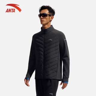 ANTA Áo khoác thời trang Jacket | Thick Stand Collar Ribbed Cotton-padded thể thao 1525D5608