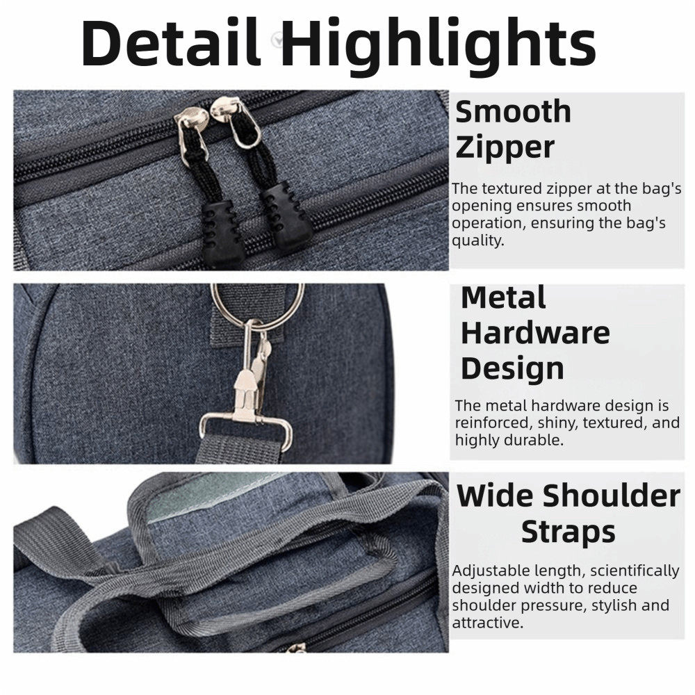 Túi xách LACYESUK - Túi Duffel chống thấm nước, phù hợp thể dục và du lịch ngắn ngày