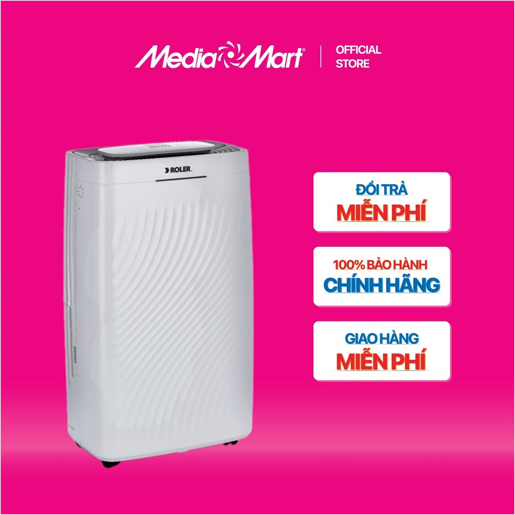 [MEDIAMART] - Máy hút ẩm điện tử 20 lít Roler RD-1119 - FREESHIP,Bảohànhchínhhãng