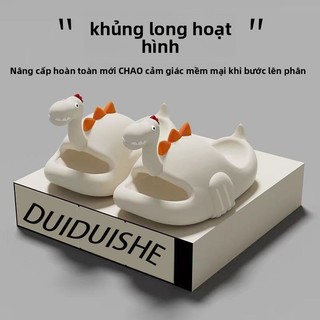 Dép lê khủng long cho bé – Dép mềm nhẹ chống trượt, phong cách hoạt hình dễ thương