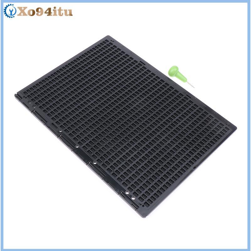 XOITU 27 Lines 30 Cells Braille Viết Slate Với 1 Stylus, Bảng Viết Cho Người Mù (Full Page) Bảng Chữ Nổi VN