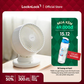 Quạt tuần hoàn không khí LocknLock Bianco Desktop circulation fan Màu ngà ENF156IVY