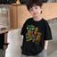 COD (Hồ Chí Minh)DREAMY BABY Họa tiết giải trí thú vị Áo thun ngắn tay cổ tròn Trẻ em Chất liệu