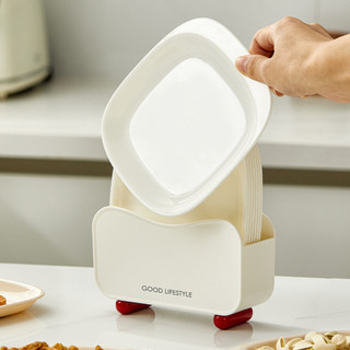 Khay khạc nhổ xương / khay nhổ xương bàn ăn / khay đựng rác / khay đựng đồ ăn nhẹ bằng nhựa sang trọng / khay đựng trái cây và rau củ.