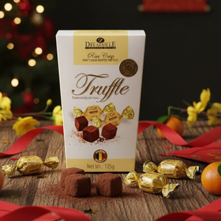 (Chỉ Giao Hỏa Tốc HN) Socola Truffle Delafaille Hộp 125G  Đủ Vị, Tan Chảy, Mềm Mịn