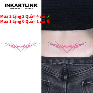 Hình xăm tạm thời INKARTLINK - Nhãn dán đầy màu sắc cho trang điểm hàng ngày
