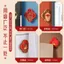 Lucky Koi Cửa Tay Cầm Phía Sau Tấm Chống Va Chạm Tủ Lạnh Cửa Đầu Giường Bàn Tường Chống Va Chạm Miếng Dán Chống Trộm Khóa Vân Tay Chống @