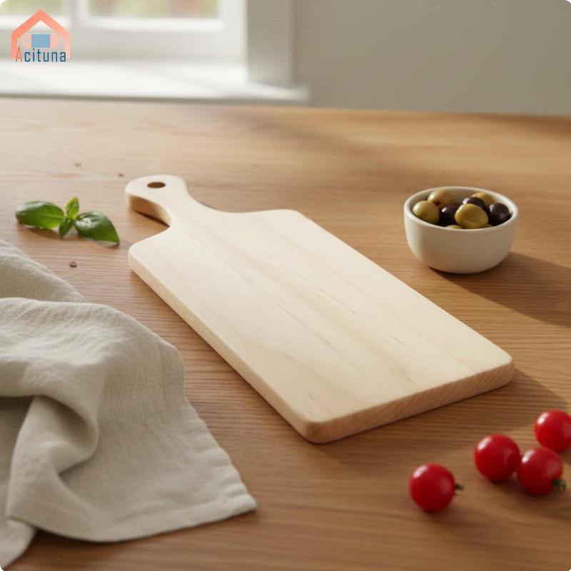 Thớt Gỗ Mini DIY Project Handle Slicing Board Đa Năng Mini Bằng Gỗ Phục Vụ Mái Chèo Cho Thủ Công, Bàn Ăn, Tiệc