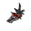 Nhẫn Gothic có thể điều chỉnh với đá quý màu đen dành cho người đam mê thời trang Sử dụng hàng ngày