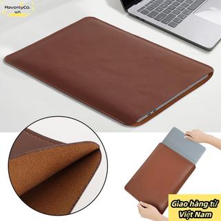 [Vận chuyển nhanh] Sổ HAVENLYCO, túi đựng laptop chống nước 13 14 15 inch, da PU lót sợi nhỏ cho Dell